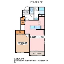 松本駅 バス23分  美ヶ原温泉線　辻堂下車：停歩4分 1階の物件間取画像